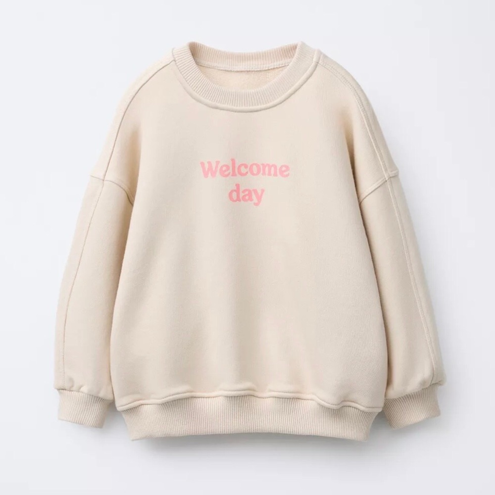 ZARA Kids Girl Boy Toddler Sweatshirt Sweater Pullover Sz 5T UNISEX NWT
